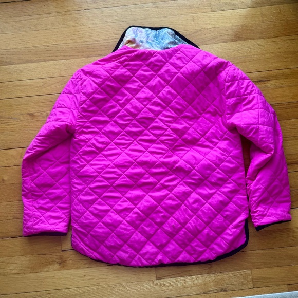 Avec Les Filles Toe Dye Pink Reversible Jacket - Picture 6 of 7